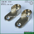 flat tube flange for furniture wardrobe hardware